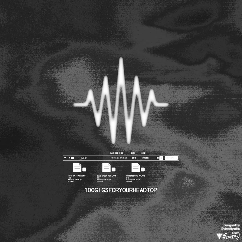 Drake 100gigs — cover art artwork by Shmitty Media