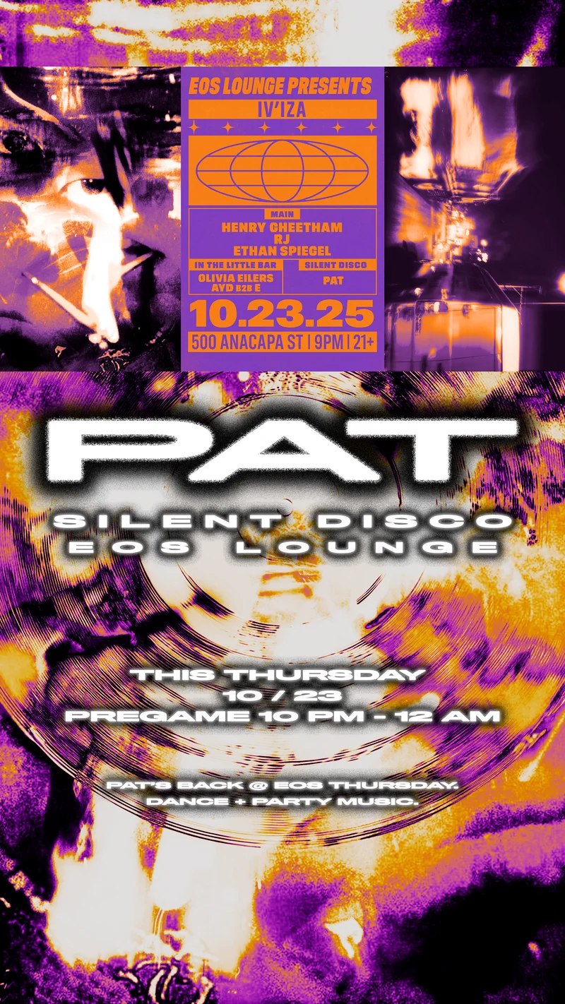 Pat EOS Story — 10/23 — event flyer designed by Shmitty Media
